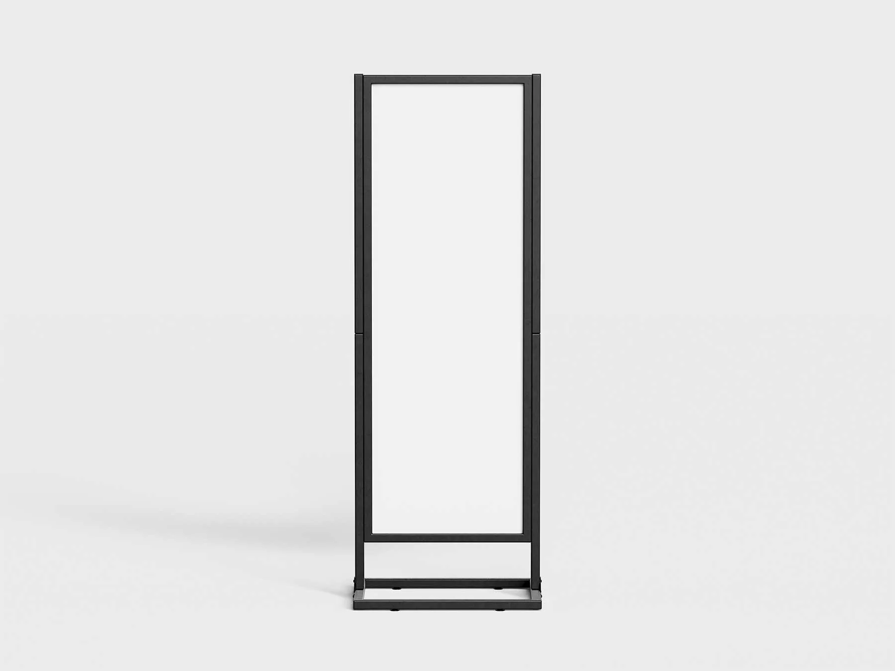 Vertical Floor Stand Banner Mockup