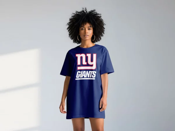 Woman Wearing Oversized T-Shirt Mockup