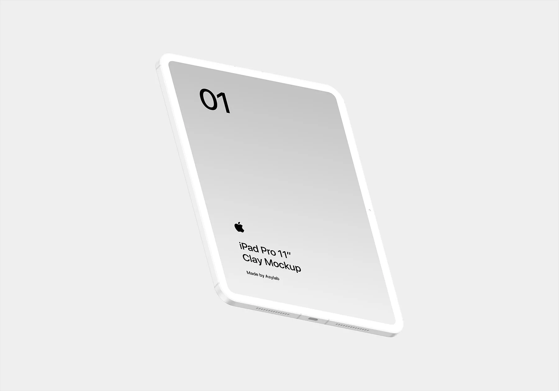 iPad Pro Mockup Set (Original & Clay)