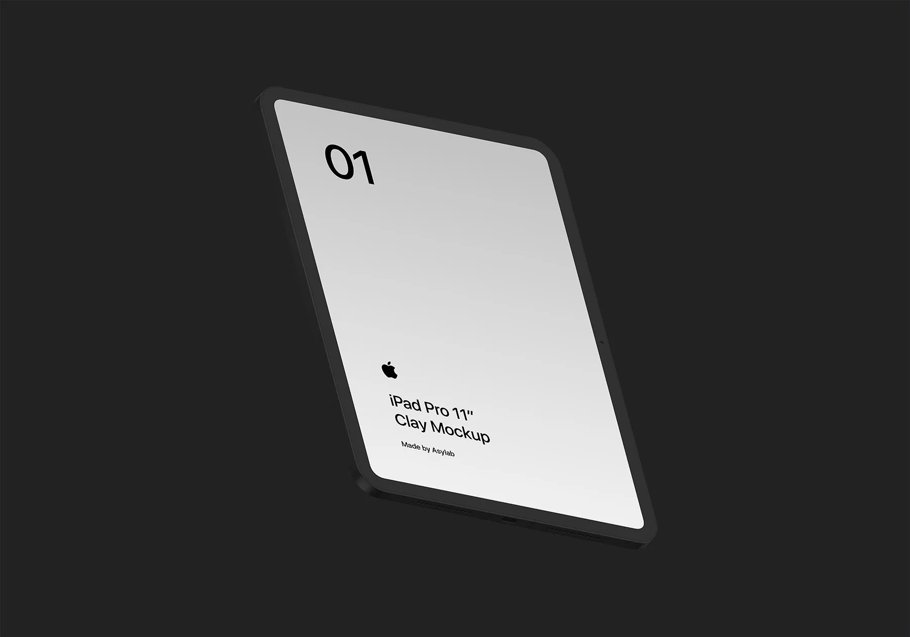 iPad Pro Mockup Set (Original & Clay)