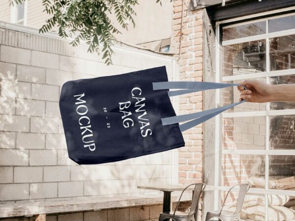 Realistic Tote Bag Mockup