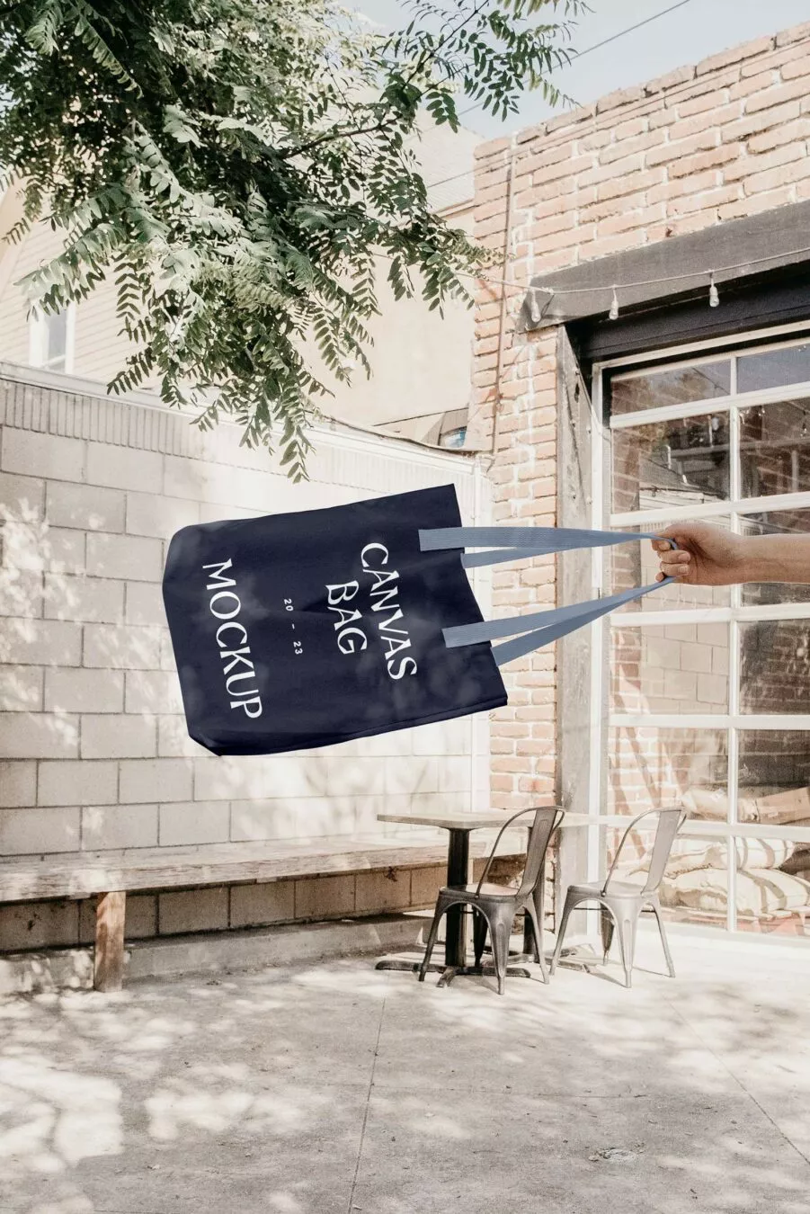 Realistic Tote Bag Mockup