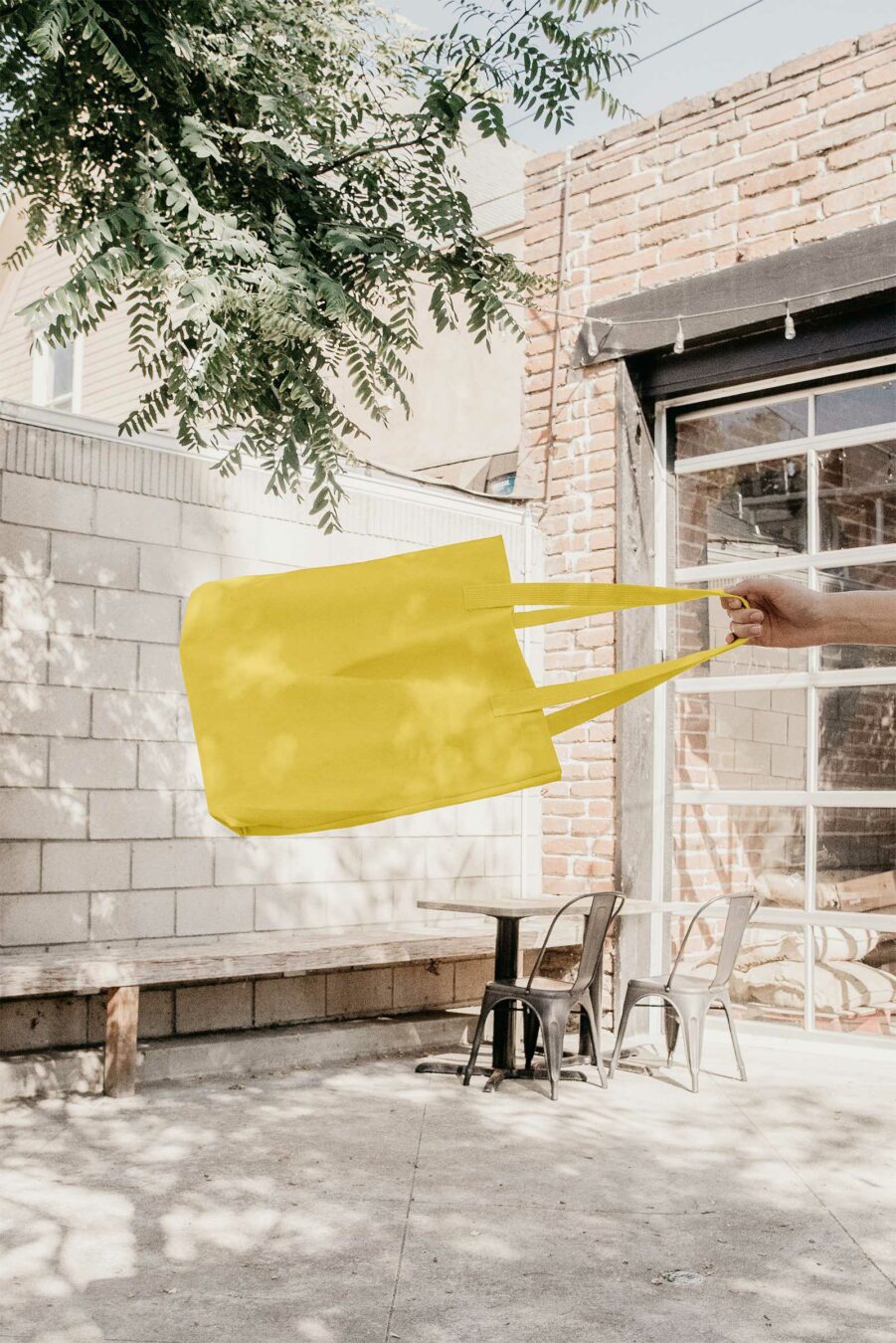 Realistic Tote Bag Mockup