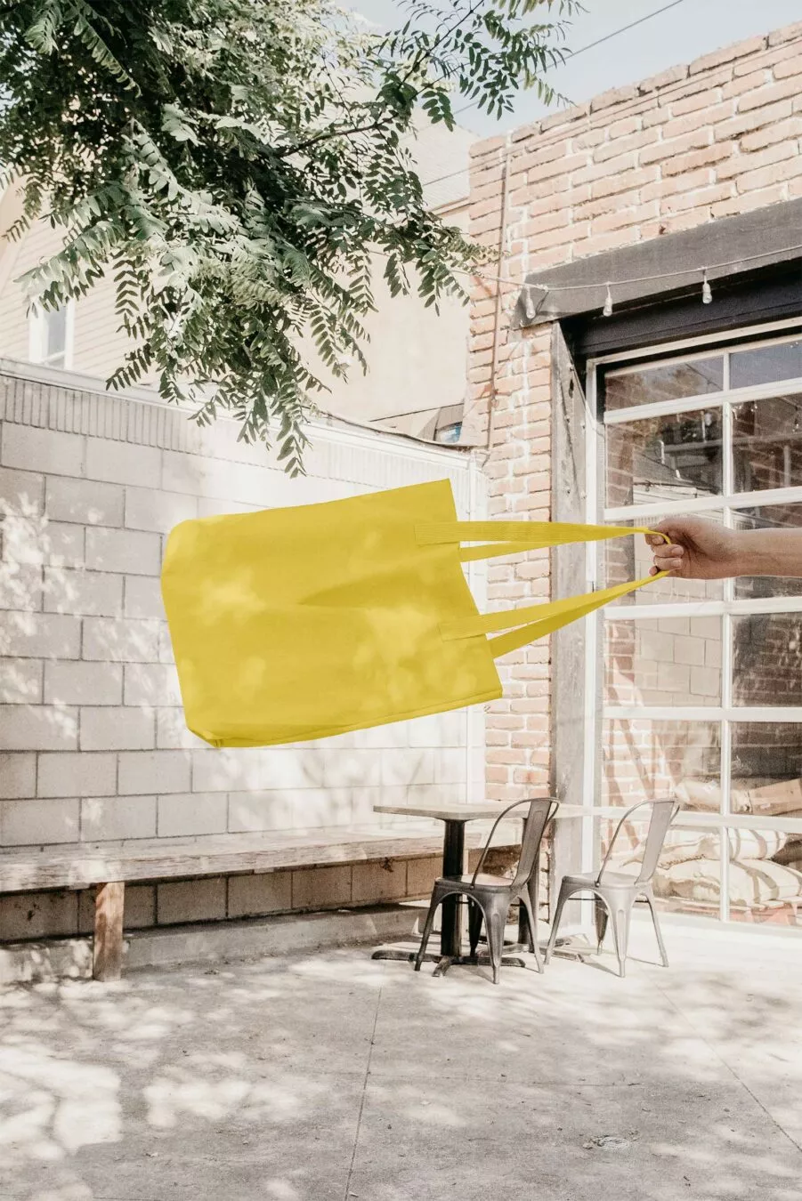 Realistic Tote Bag Mockup