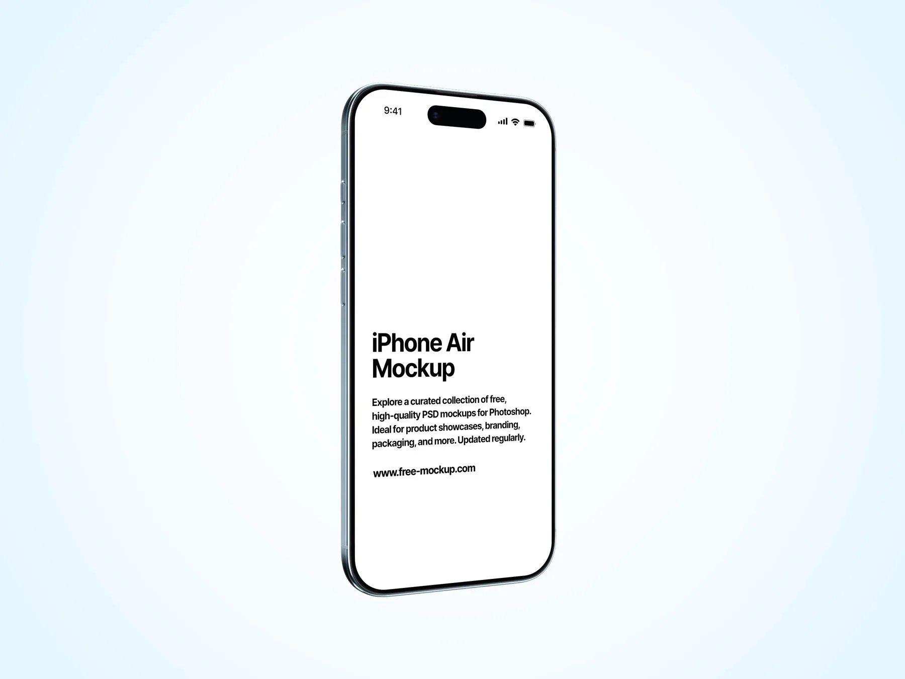 Apple iPhone Air Mockup (Ready to Download)