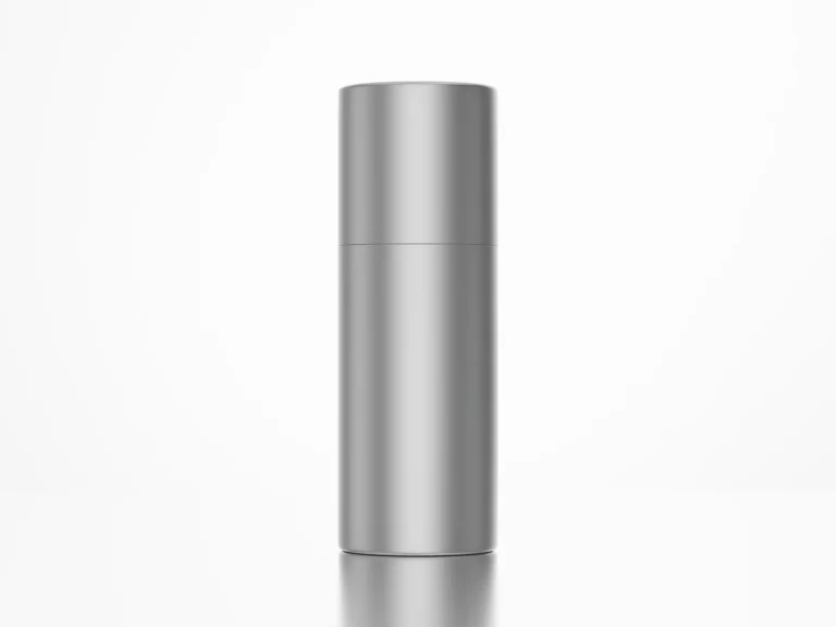 Body Spray Packaging Mockup