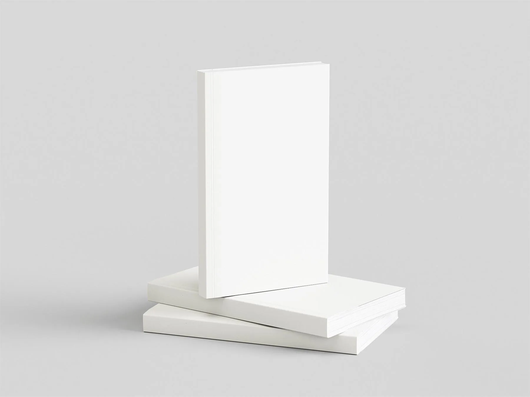 Book Cover Mockup Set (8 PSD Scenes)