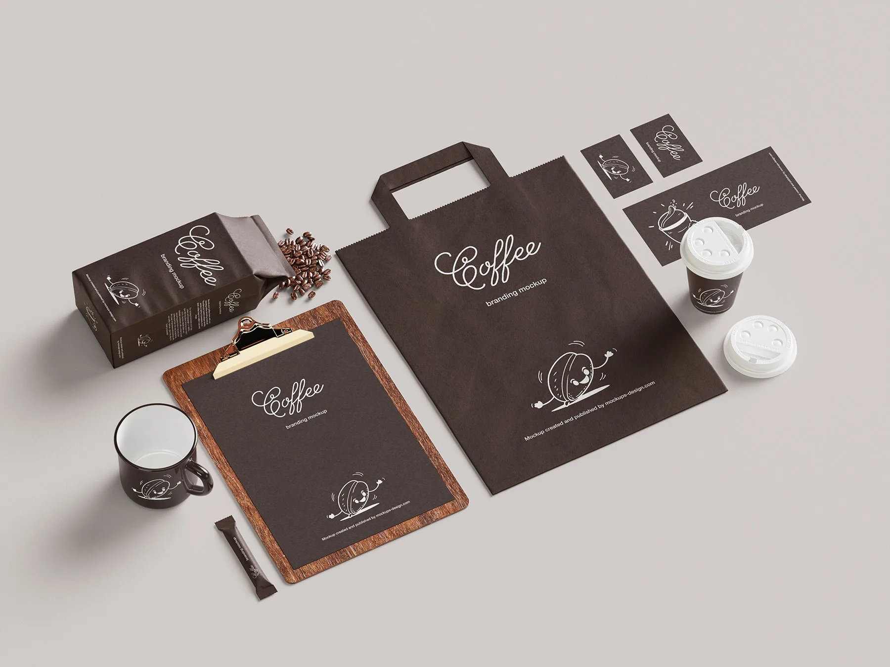 Coffee Branding Mockup Set