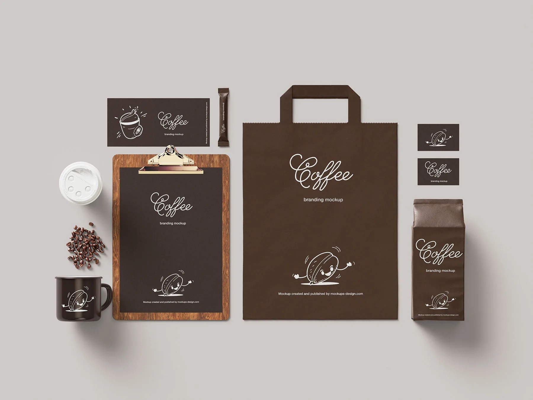 Coffee Branding Mockup Set