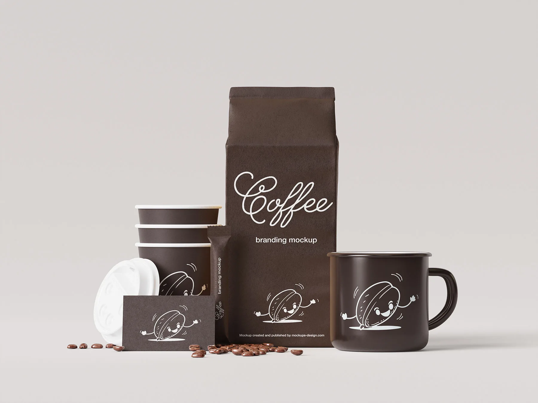 Coffee Branding Mockup Set