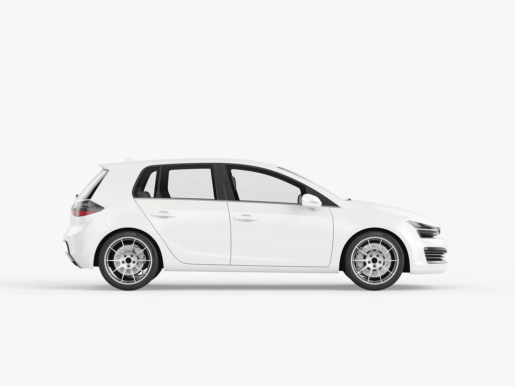 Delivery Vehicle Branding Mockup