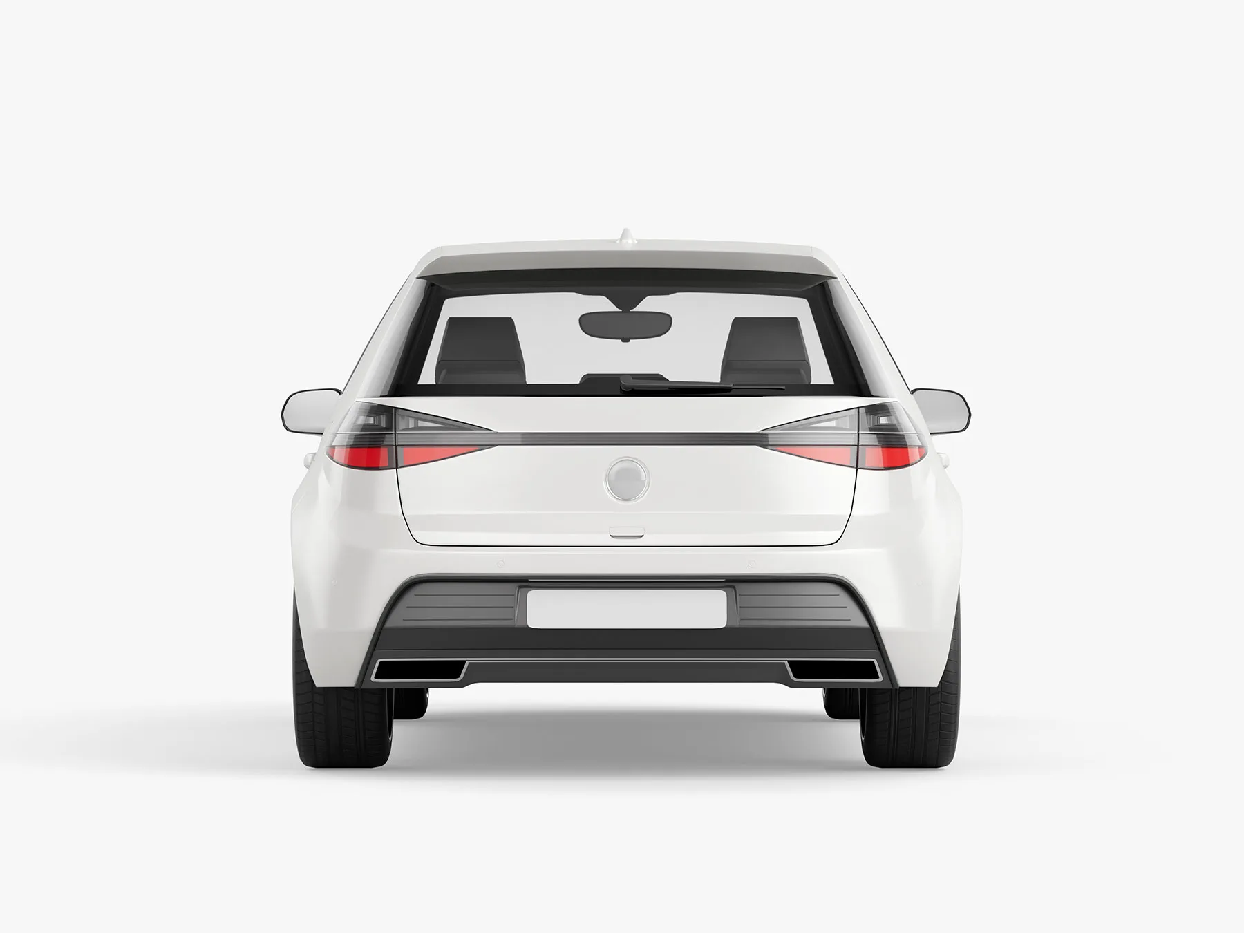 Delivery Vehicle Branding Mockup