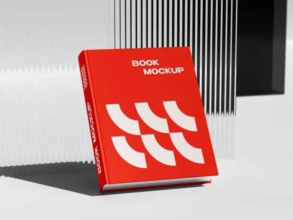 Hardcover Book Mockup (PSD Scene)