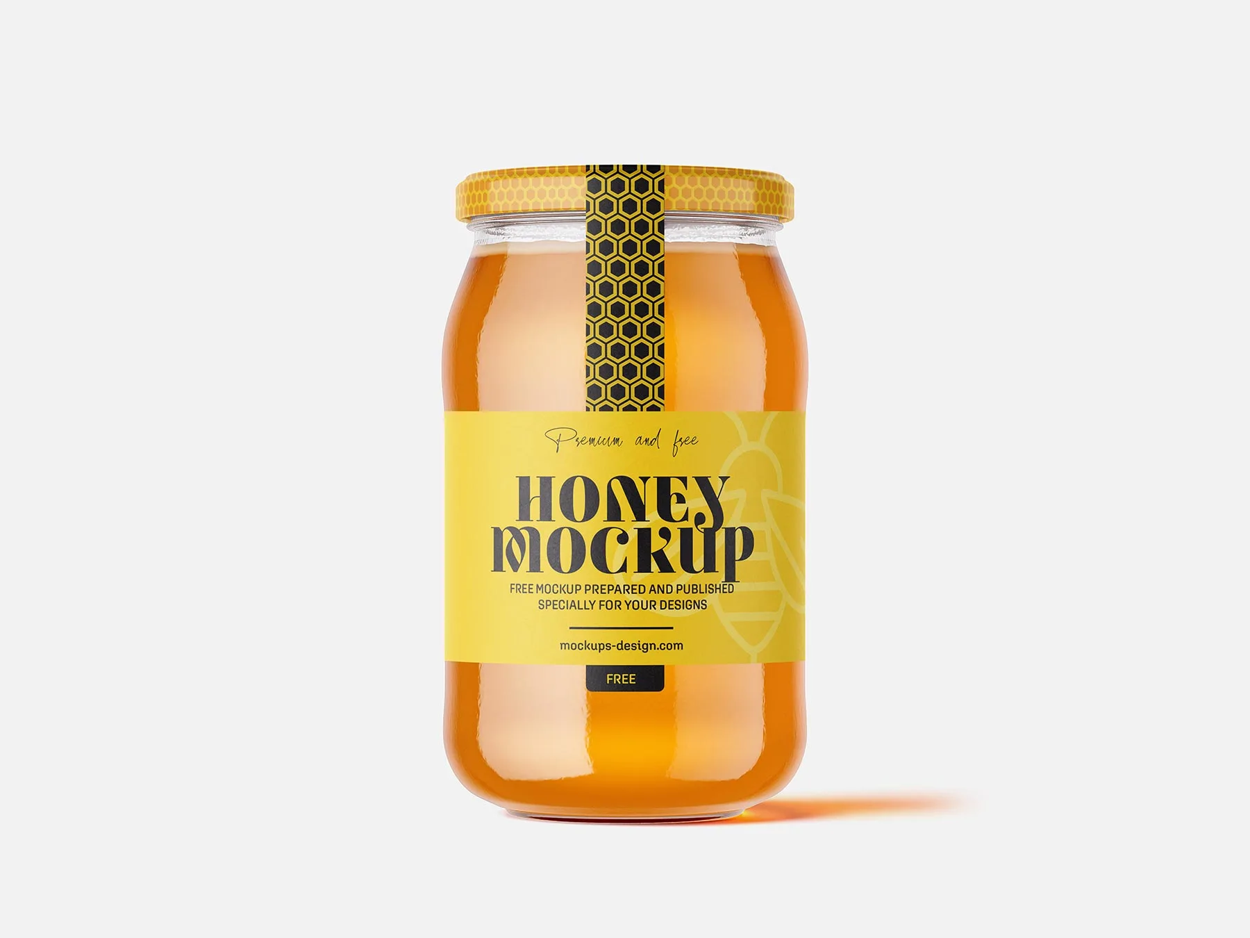 Honey Jar Mockup (Minimalist Set)