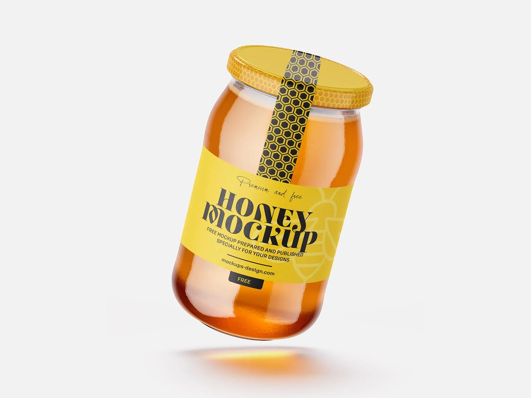 Honey Jar Mockup (Minimalist Set)