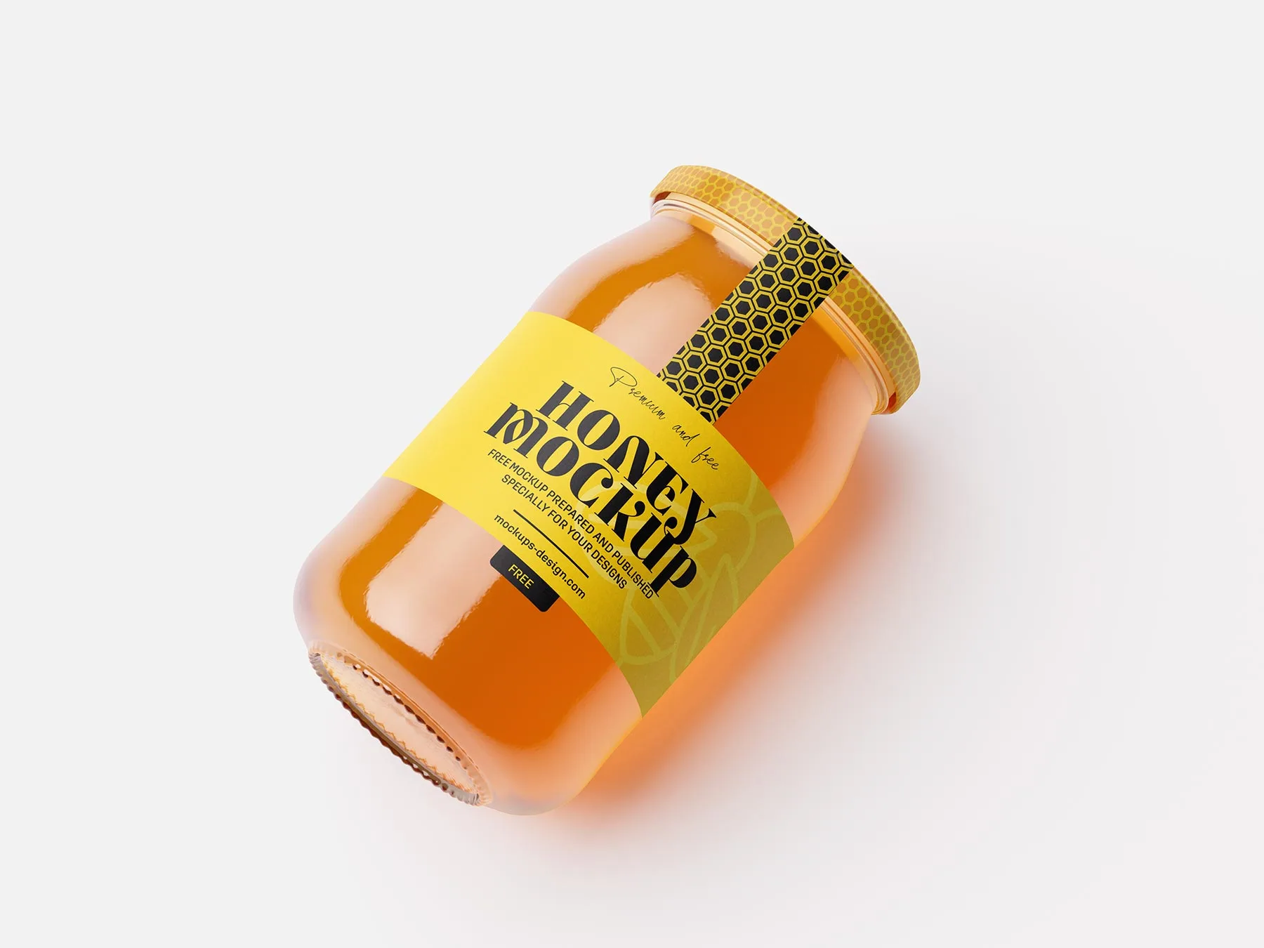 Honey Jar Mockup (Minimalist Set)