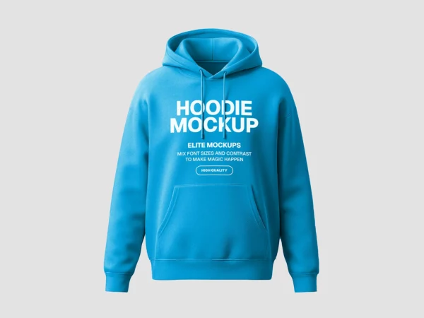 Hoodie Mockup – Minimalist PSD Scene