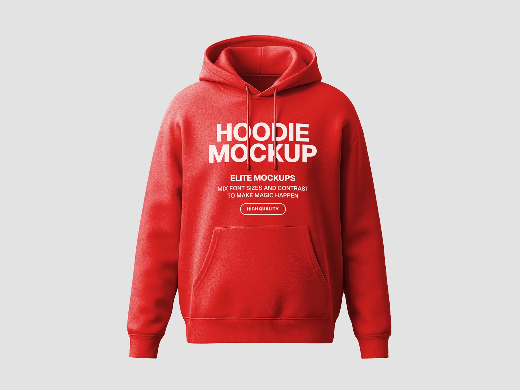 Hoodie Mockup – Minimalist PSD Scene