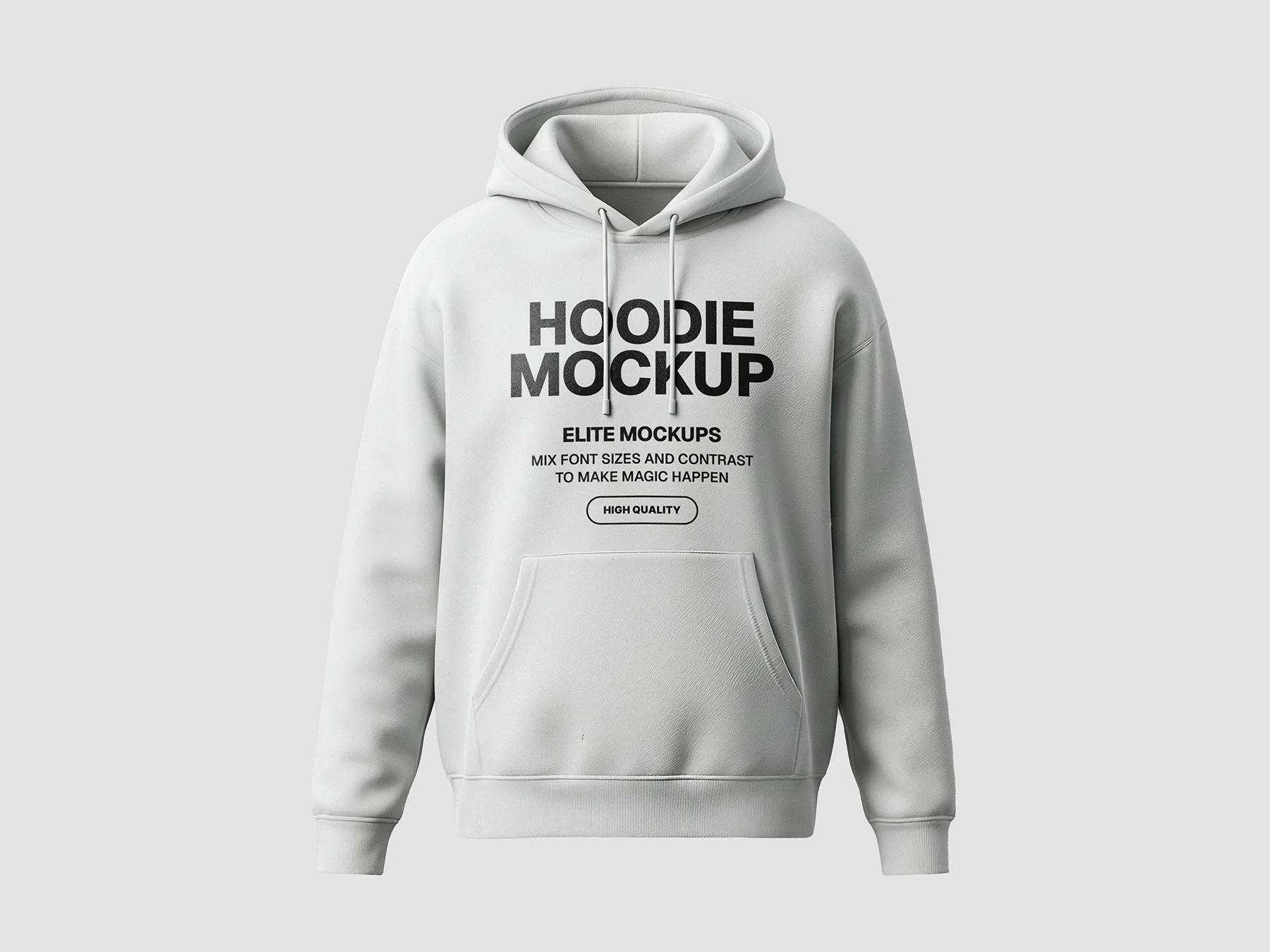 Hoodie Mockup – Minimalist PSD Scene