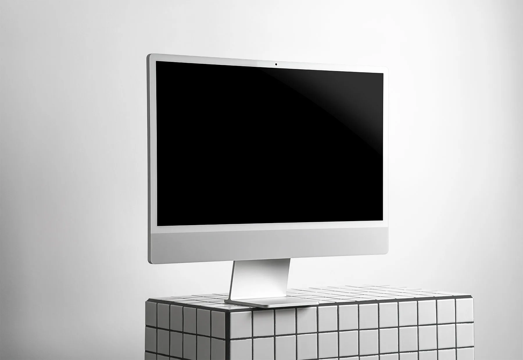 iMac Screen Mockup (Website Design Presentation)