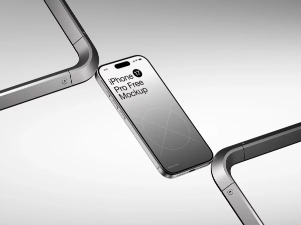 iPhone 17 Pro Mockup (PSD, Figma & Sketch)