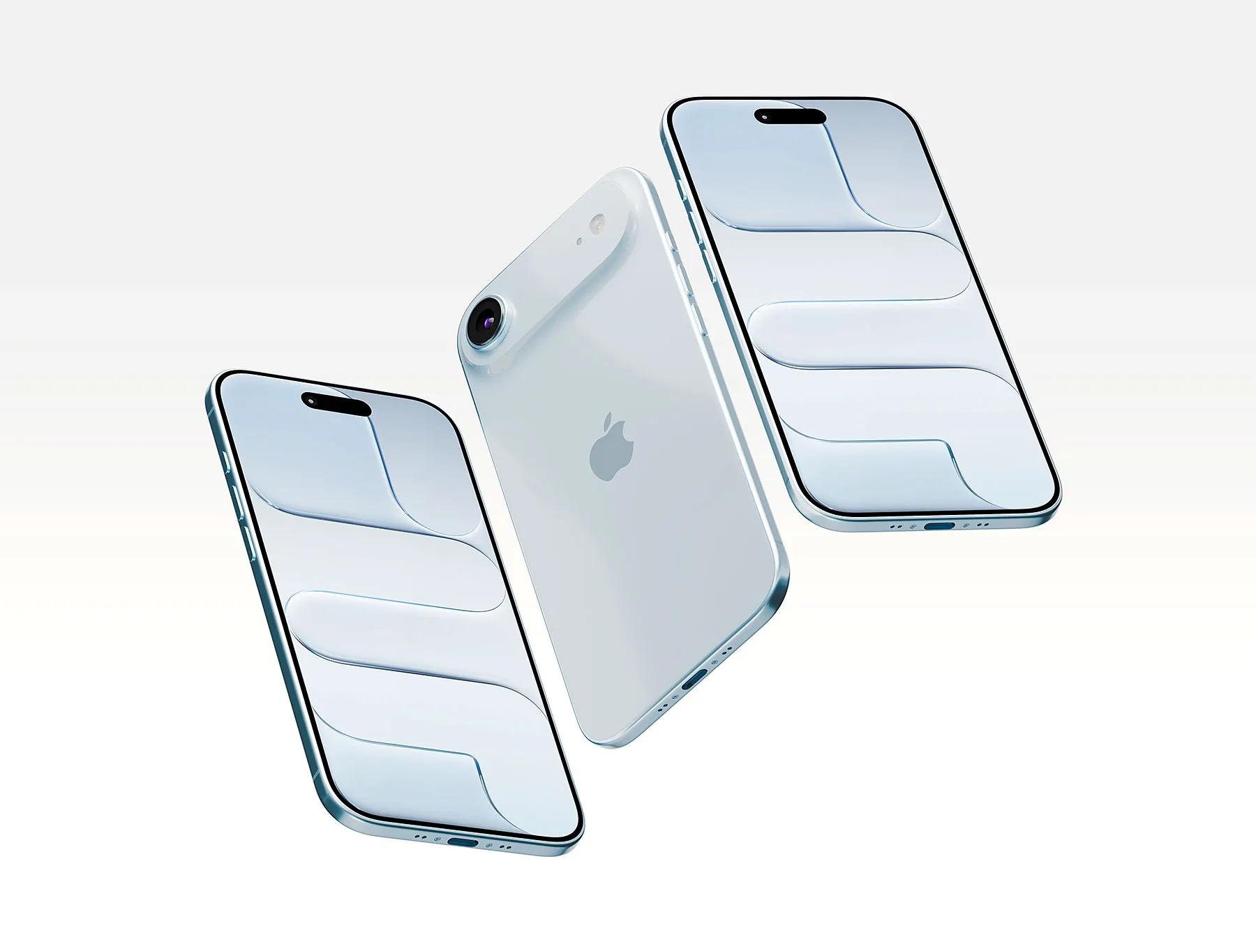 iPhone Air Mockup (Multiscreen App Presentation)