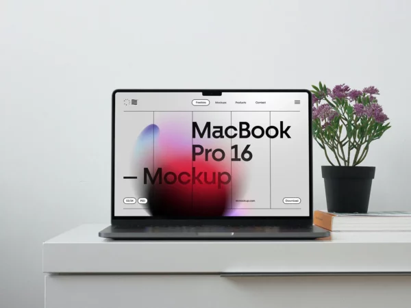 Laptop Mockup Website Presentation