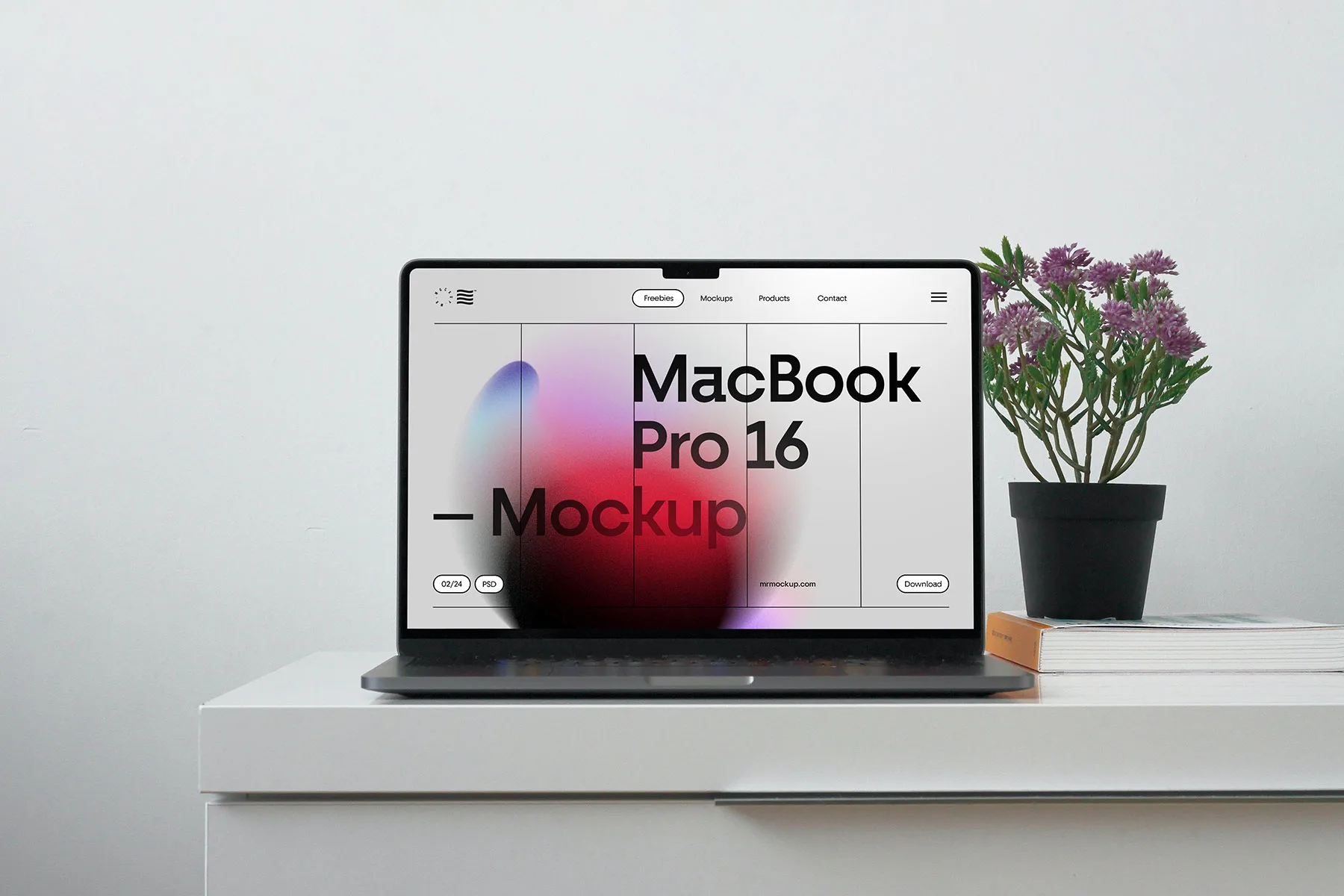 Laptop Mockup Website Presentation