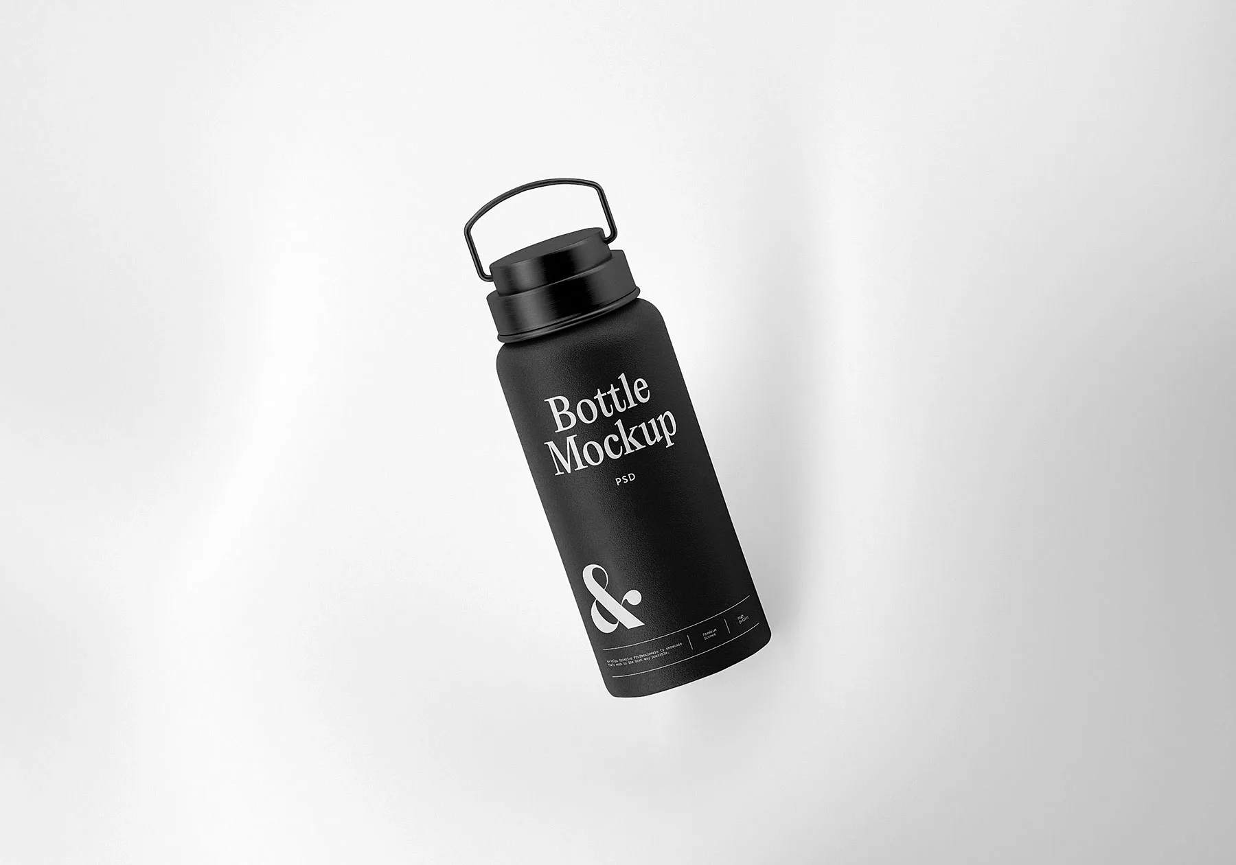 Metal Water Bottle Mockup