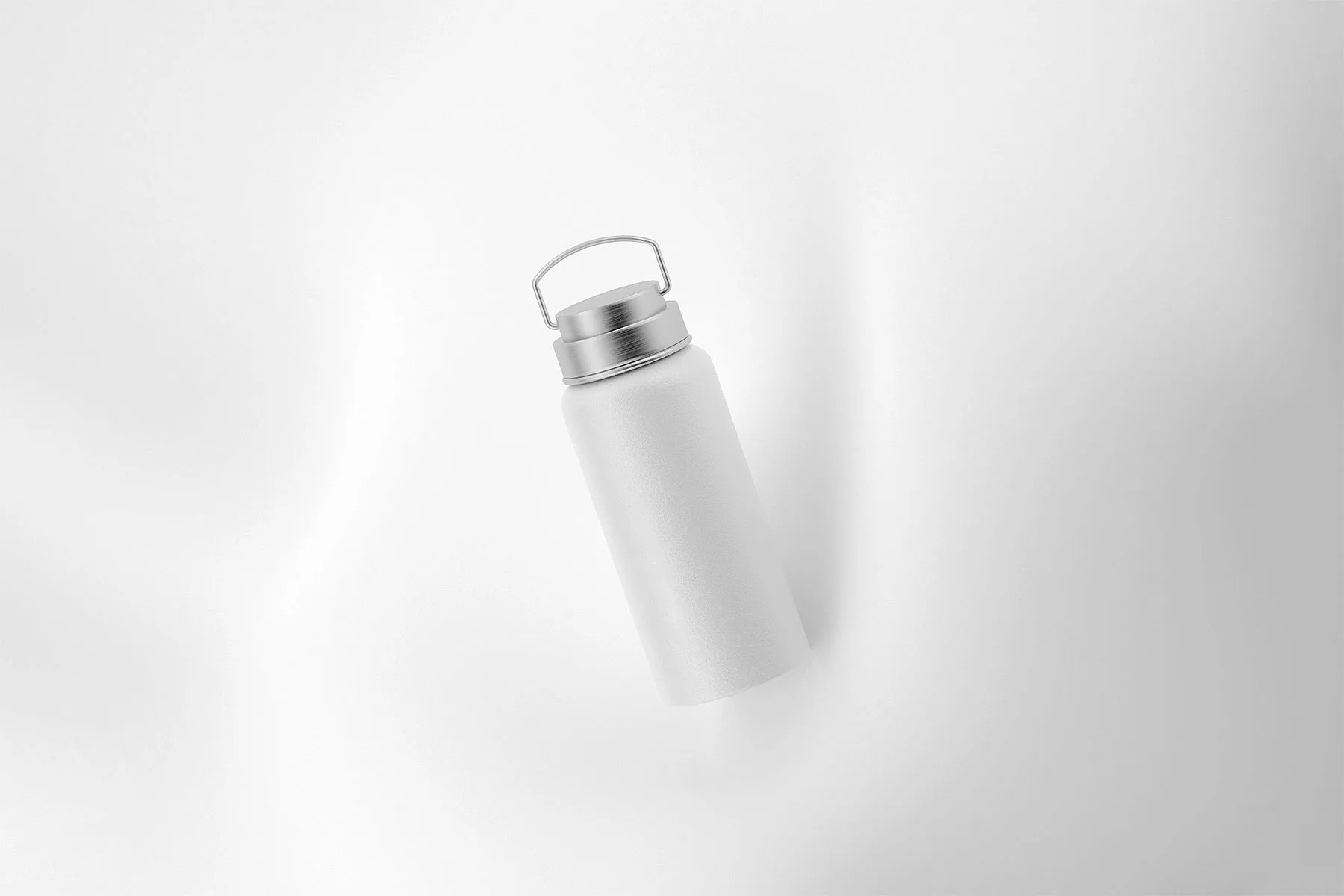 Metal Water Bottle Mockup