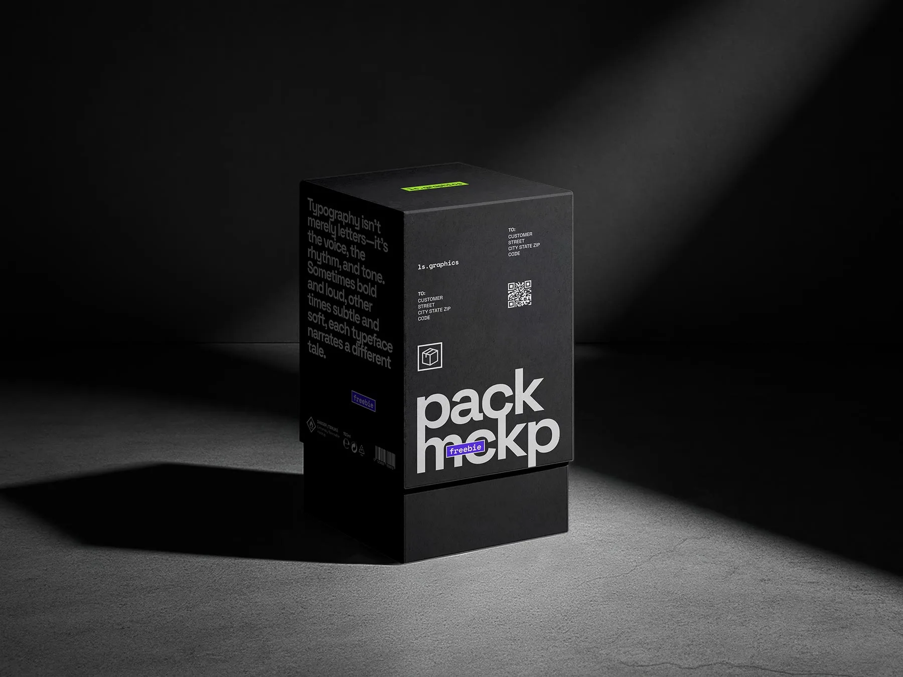 Paper Box Mockup