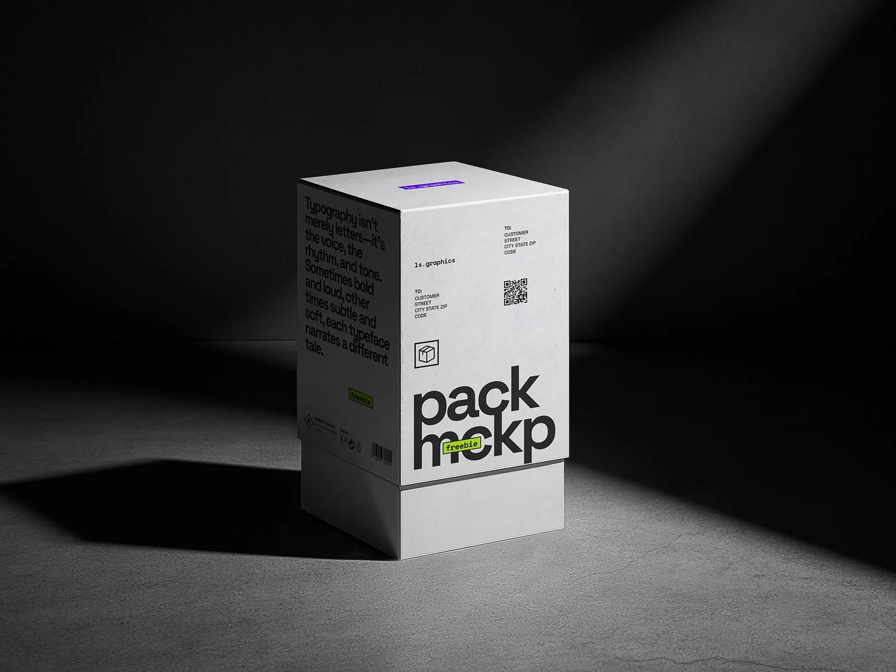Paper Box Mockup