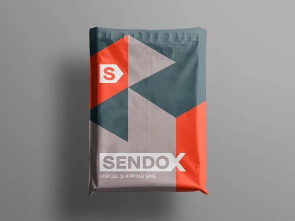 Parcel Shipping Bag Mockup (Branding)