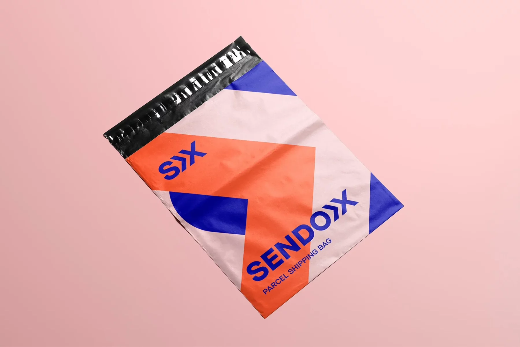 Parcel Shipping Bag Mockup (Branding)