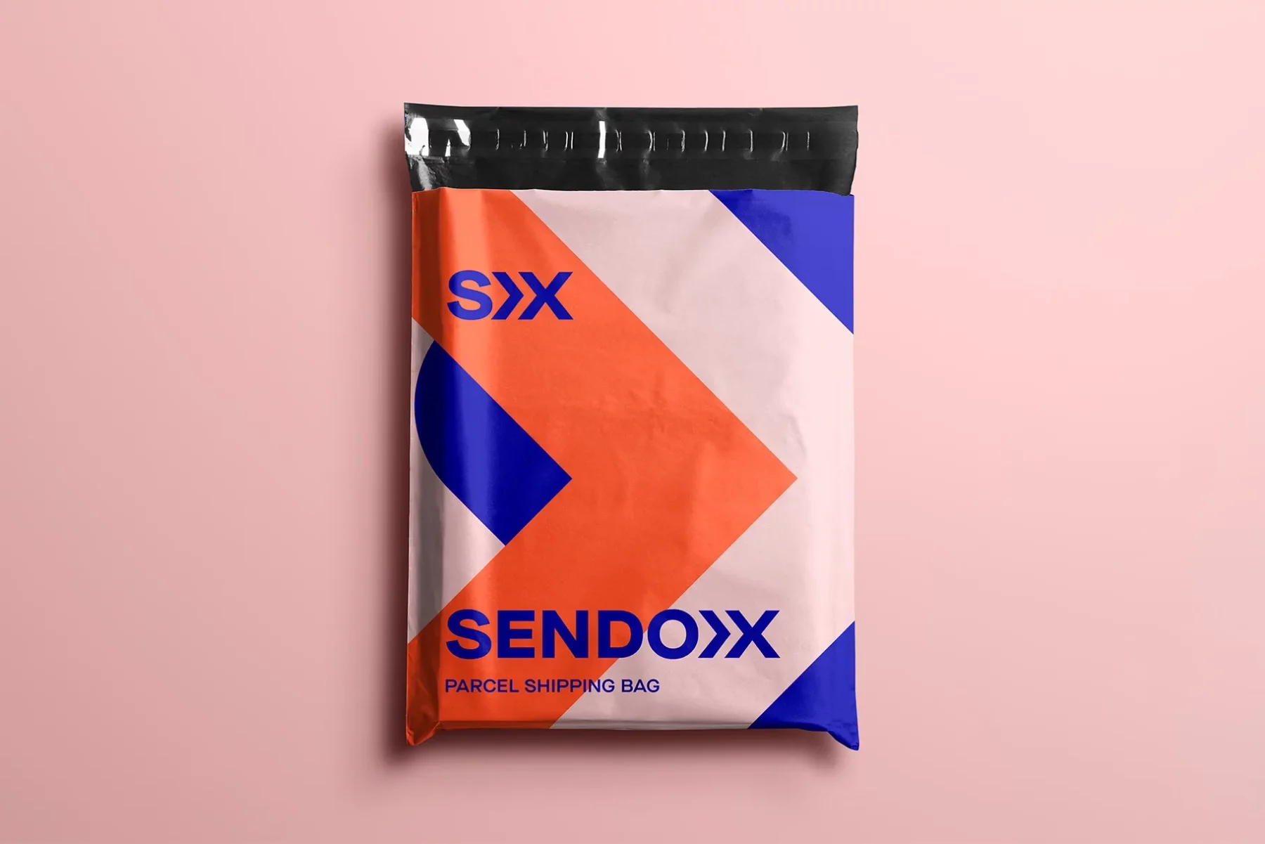 Parcel Shipping Bag Mockup (Branding)