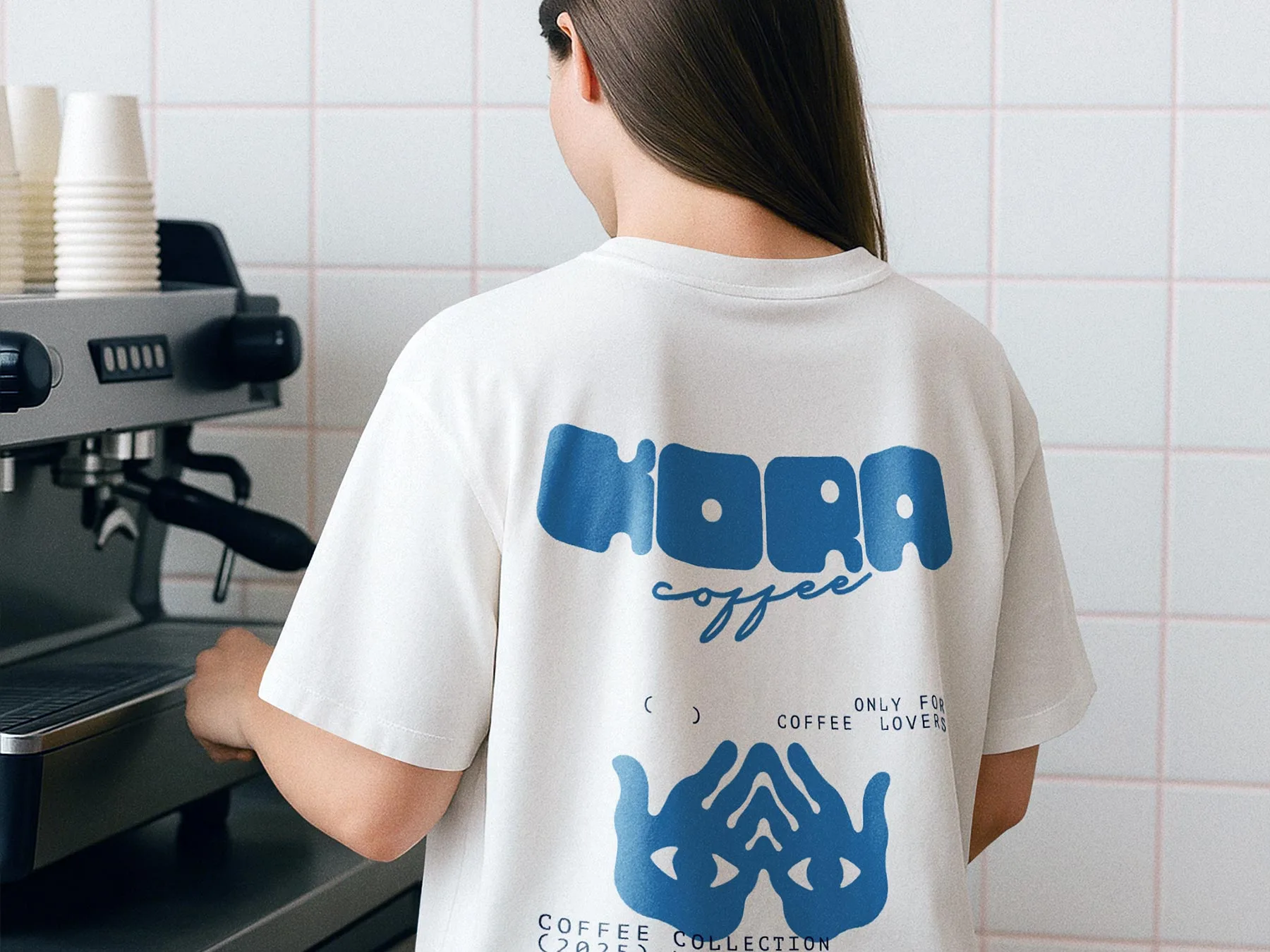 T-Shirt Mockup (Back View)