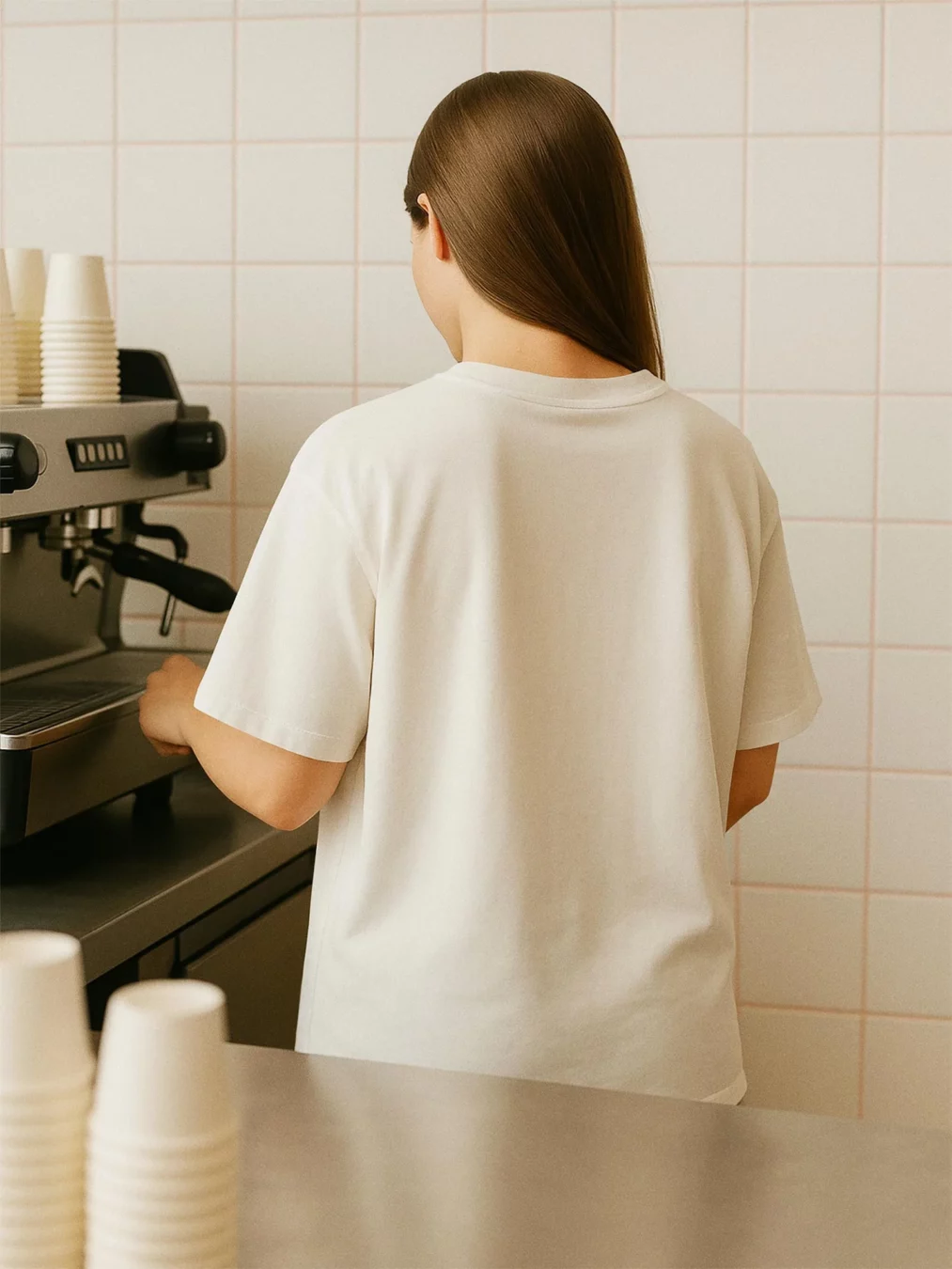 T-Shirt Mockup (Back View)