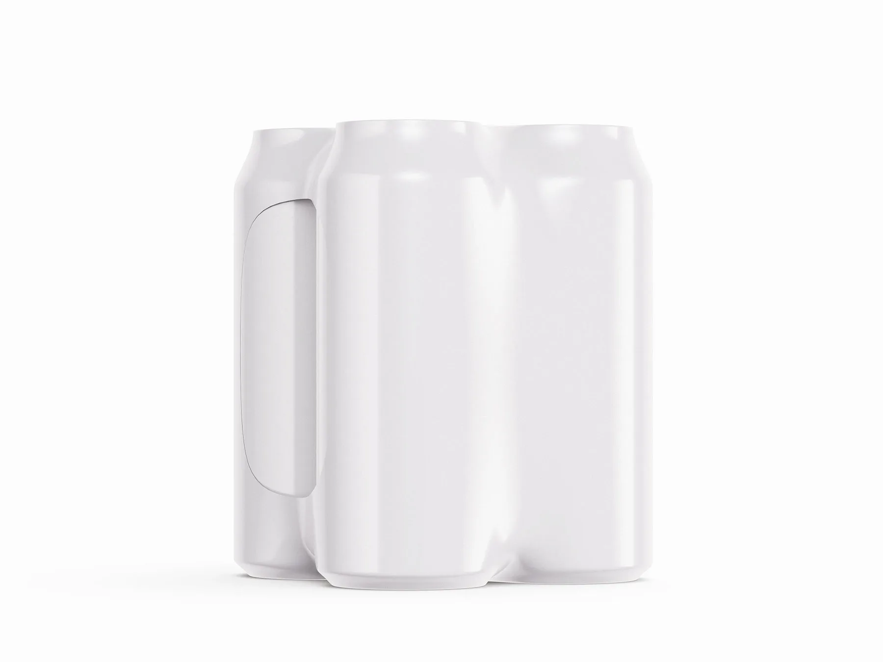 Beer Can Foil 4-Pack Mockup