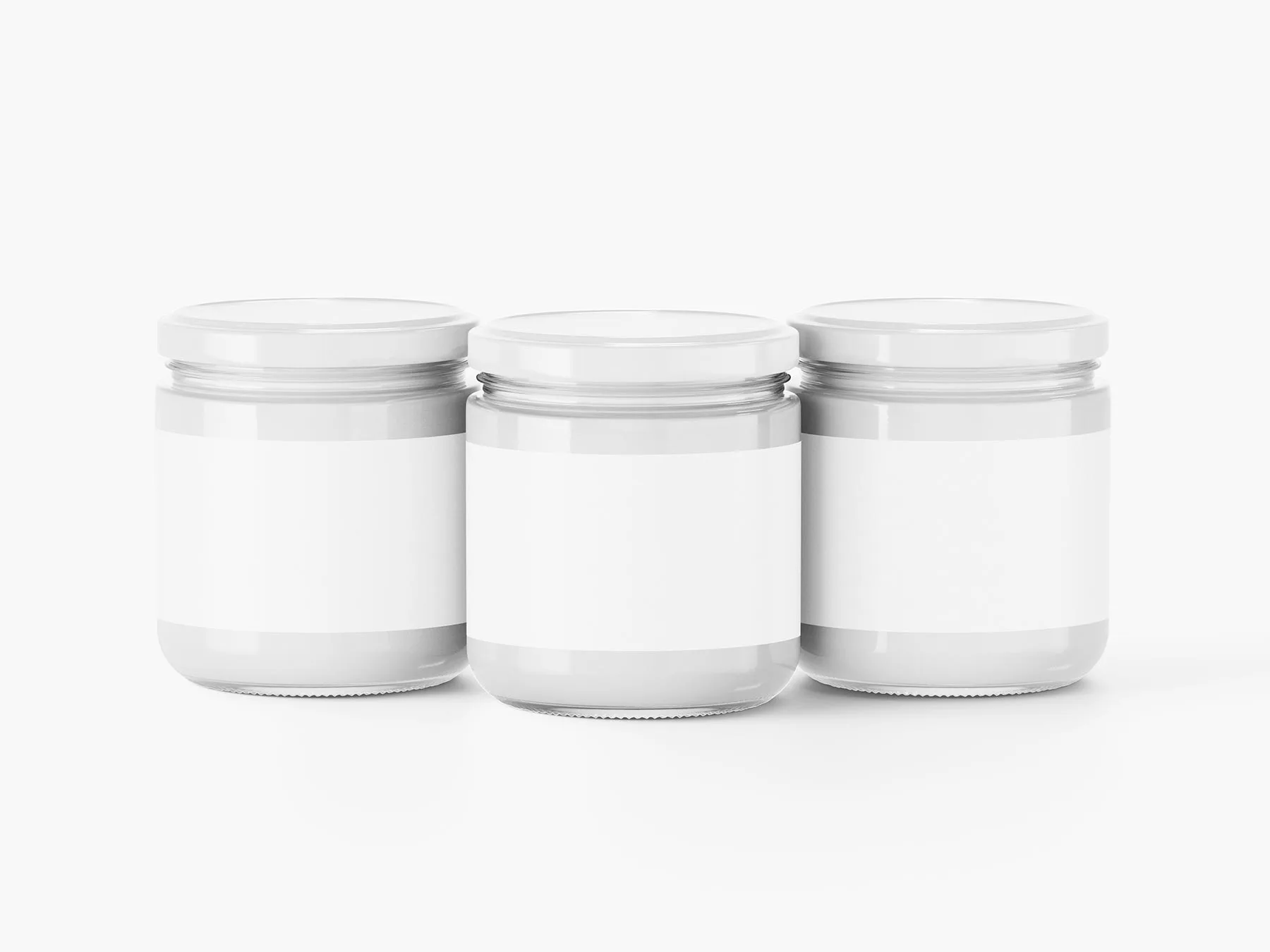 Glass Food Jar Mockup