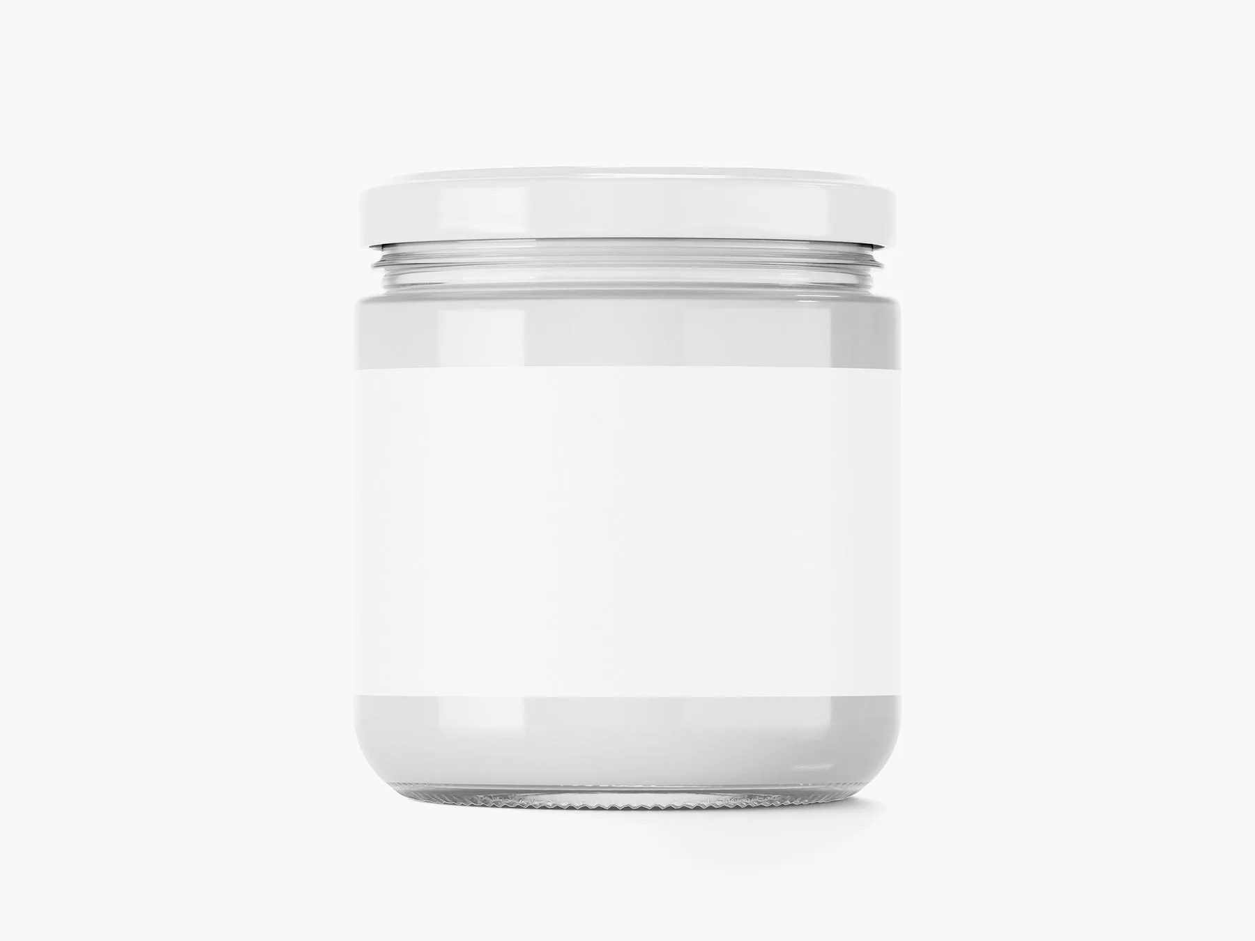 Glass Food Jar Mockup