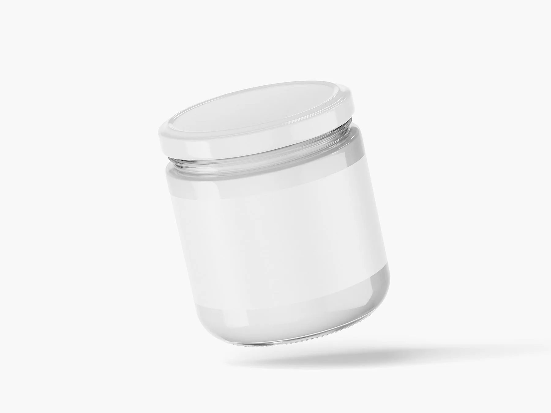 Glass Food Jar Mockup