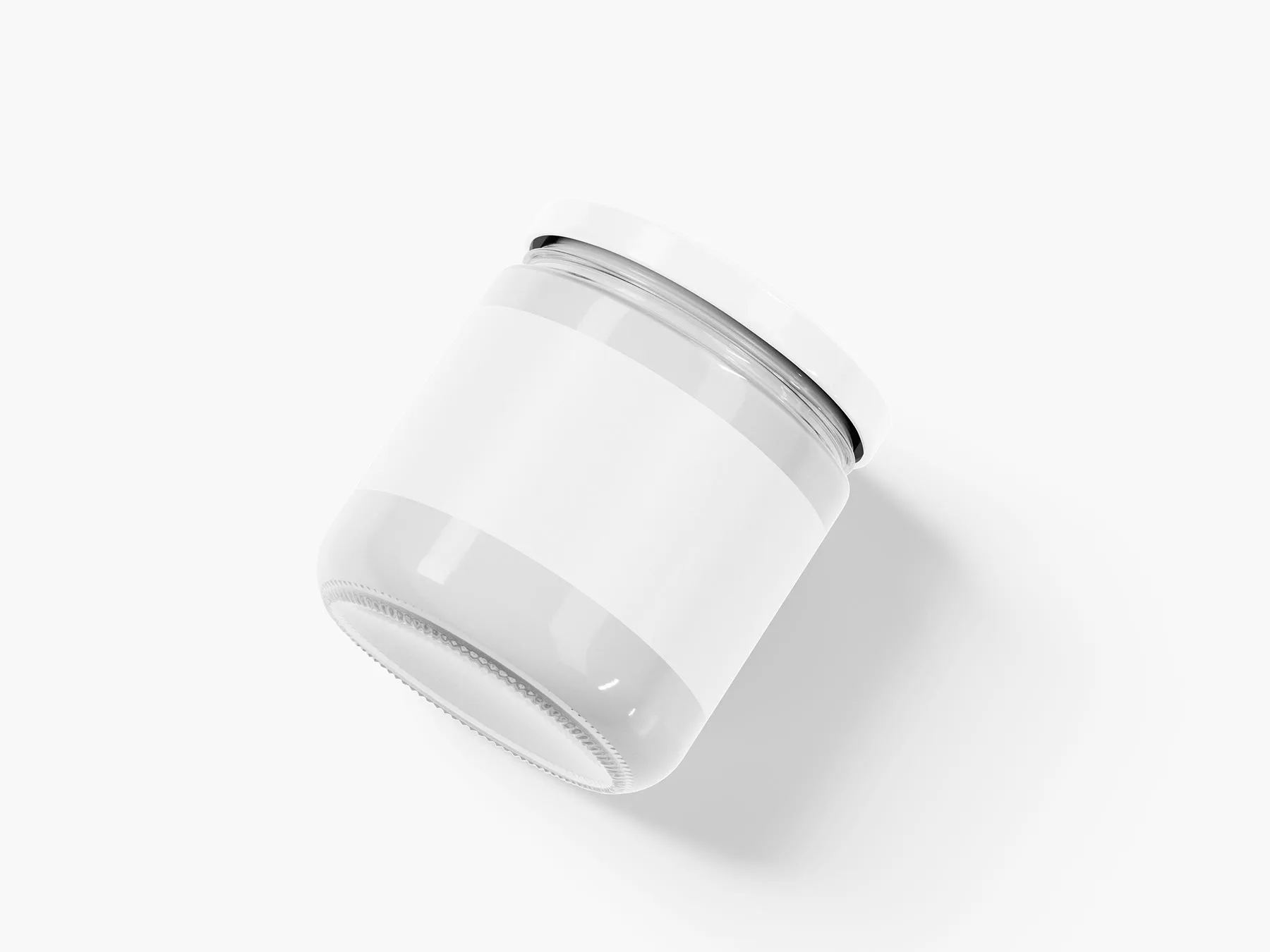 Glass Food Jar Mockup
