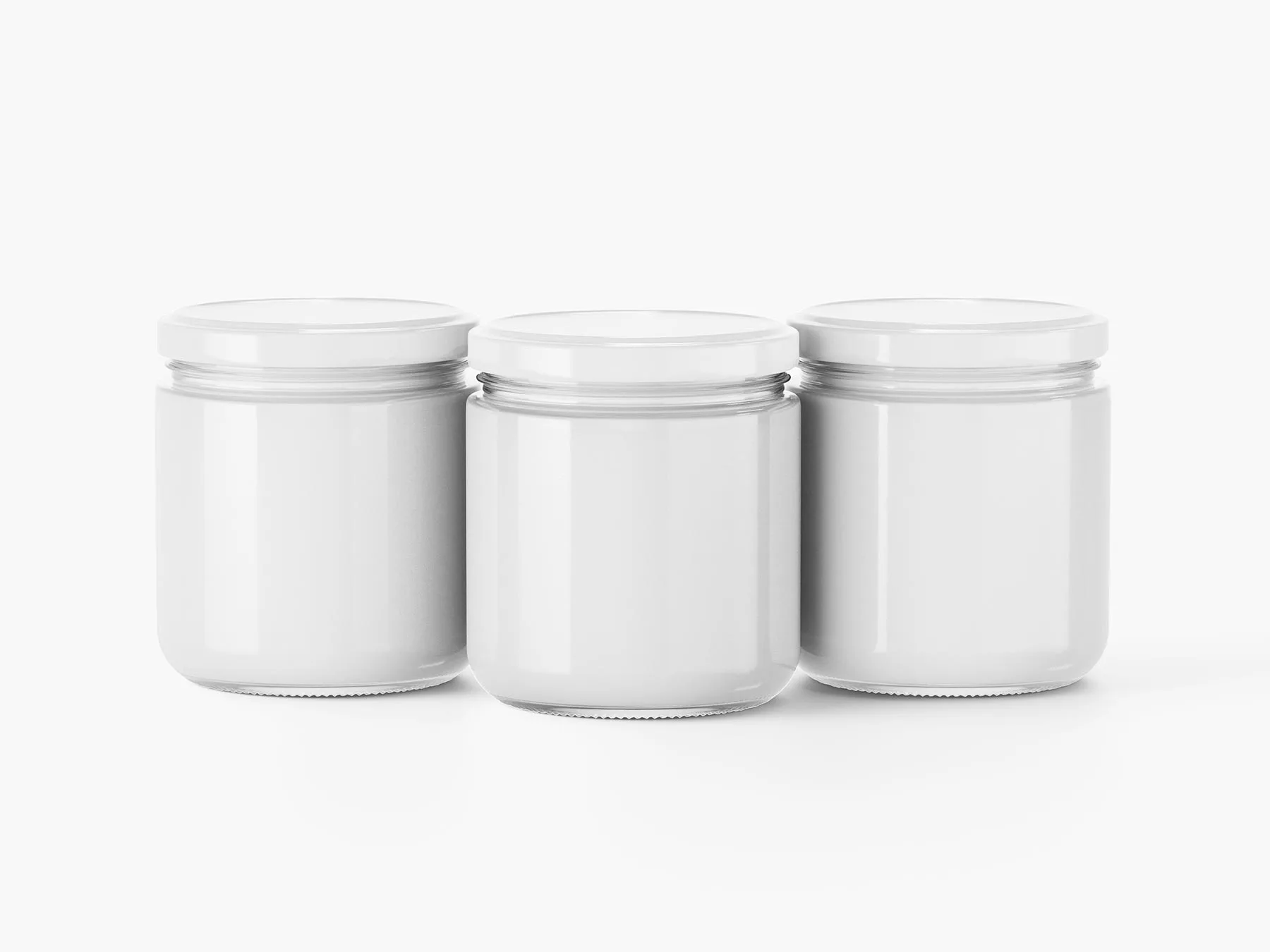 Glass Food Jar Mockup