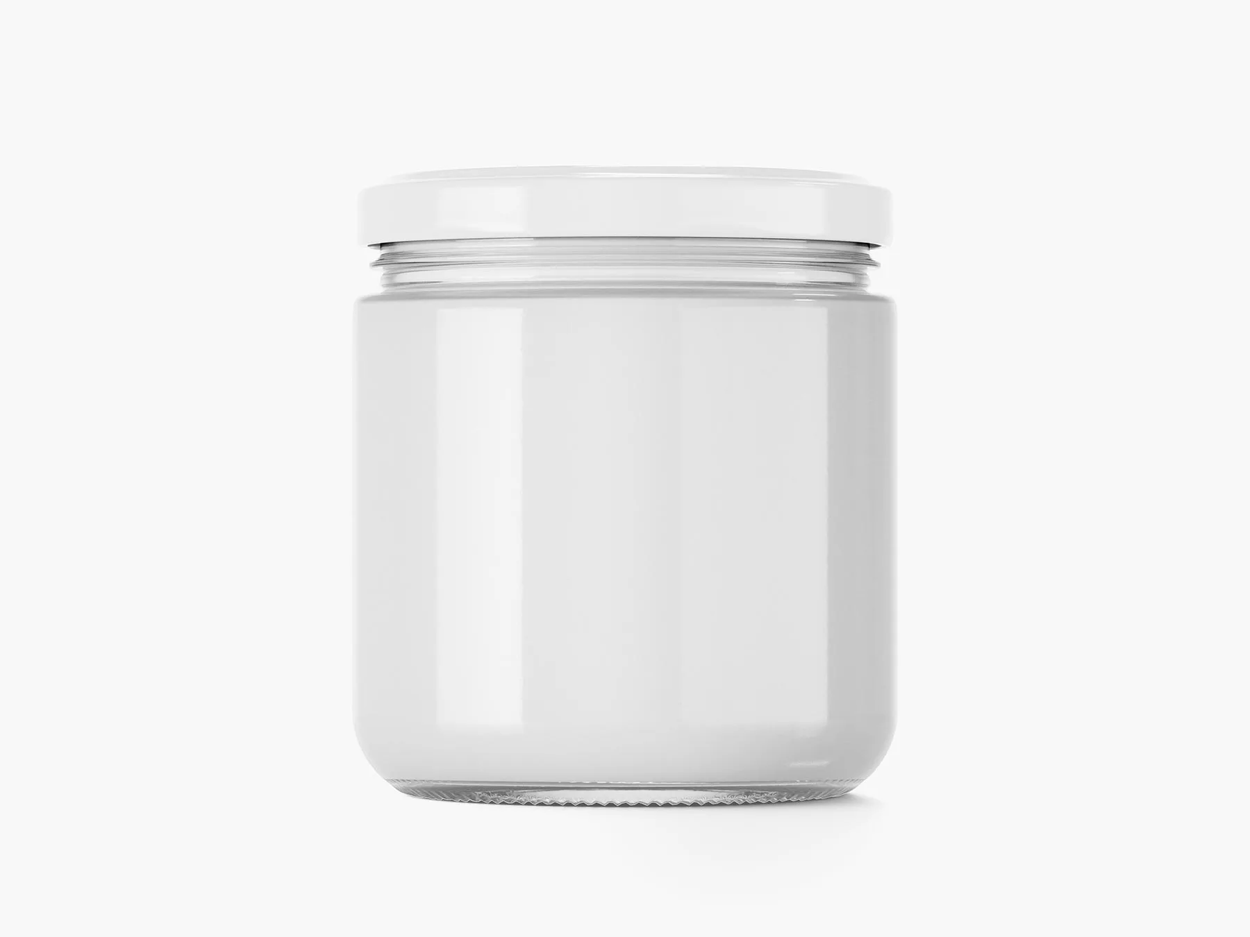 Glass Food Jar Mockup