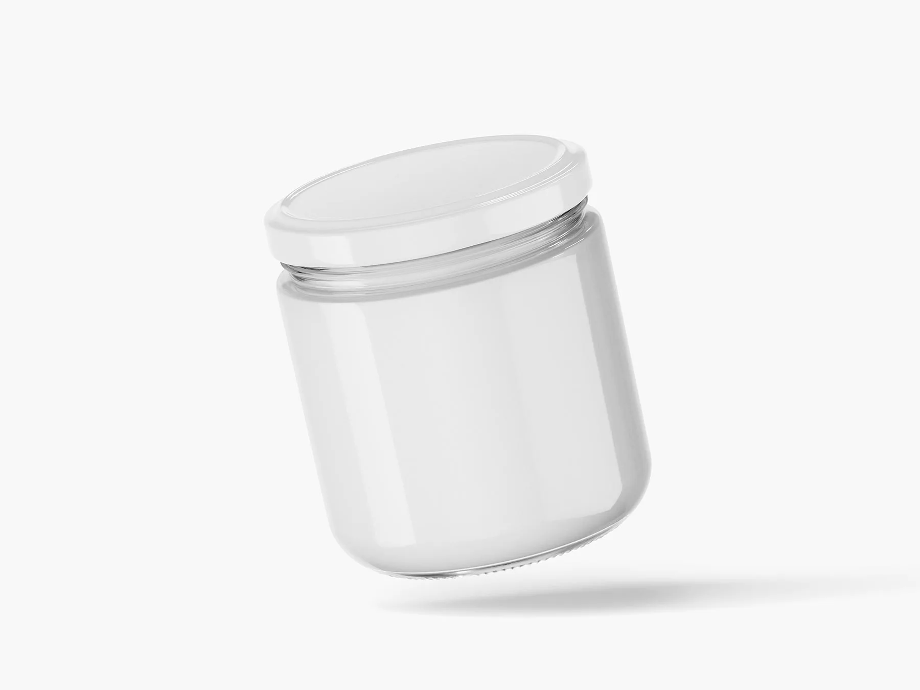 Glass Food Jar Mockup