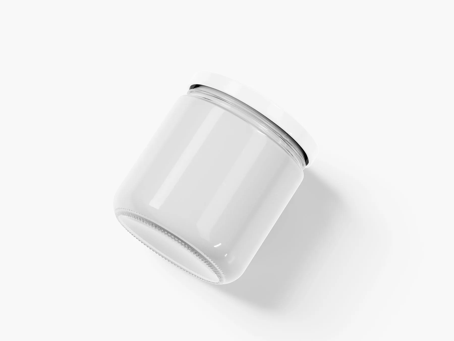 Glass Food Jar Mockup