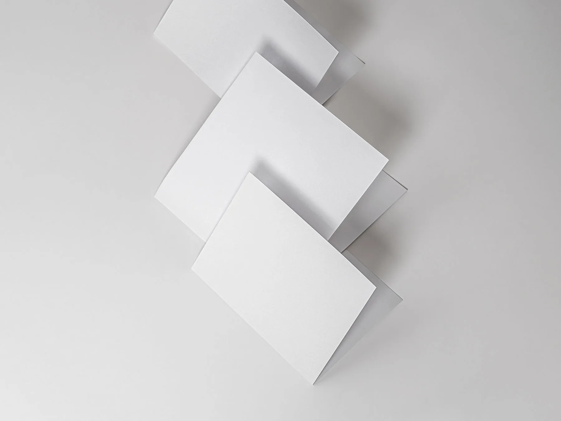 Half-Fold Brochure Mockup Set