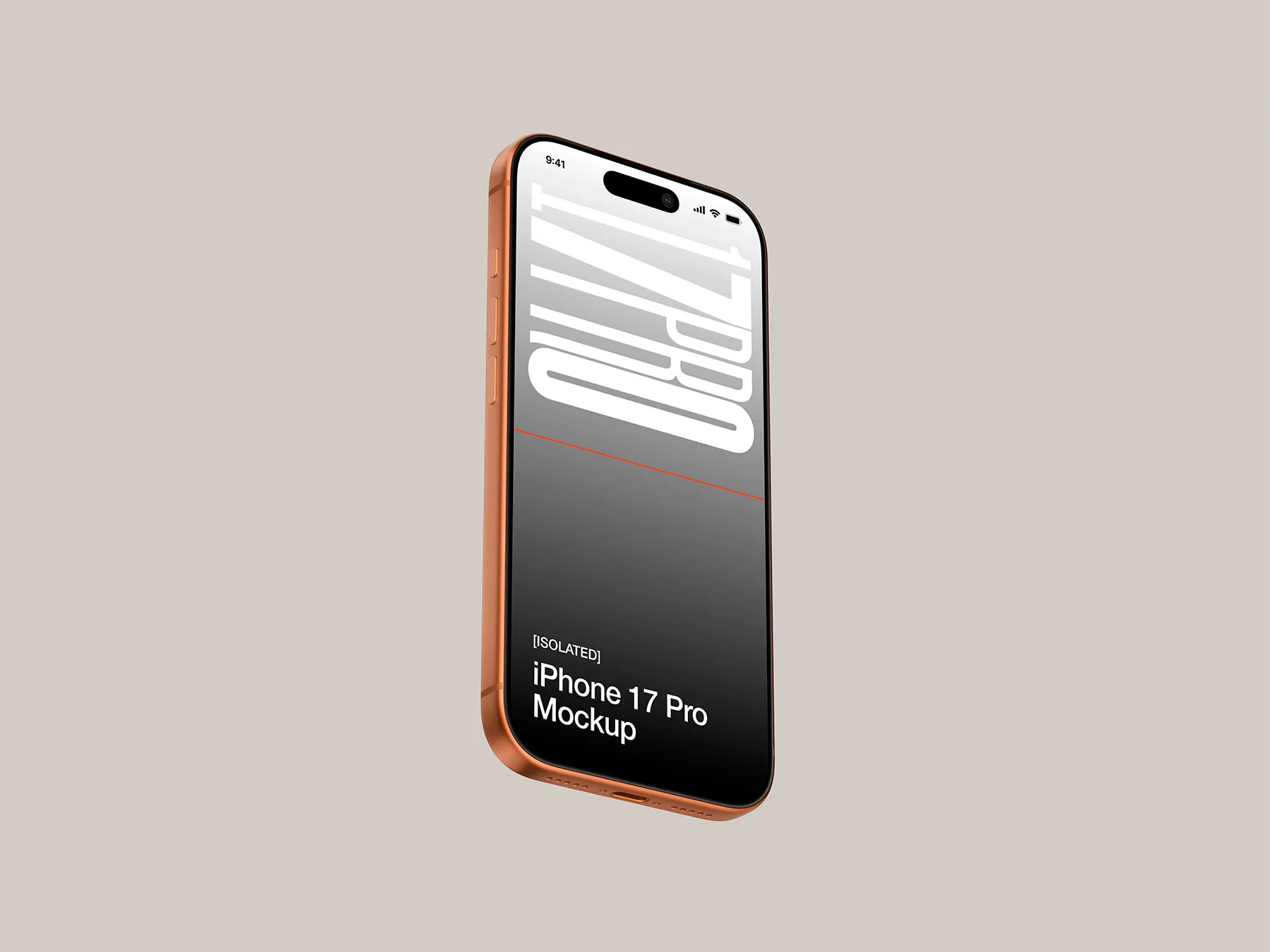 iPhone 17 Pro Mockup (App Presentation)