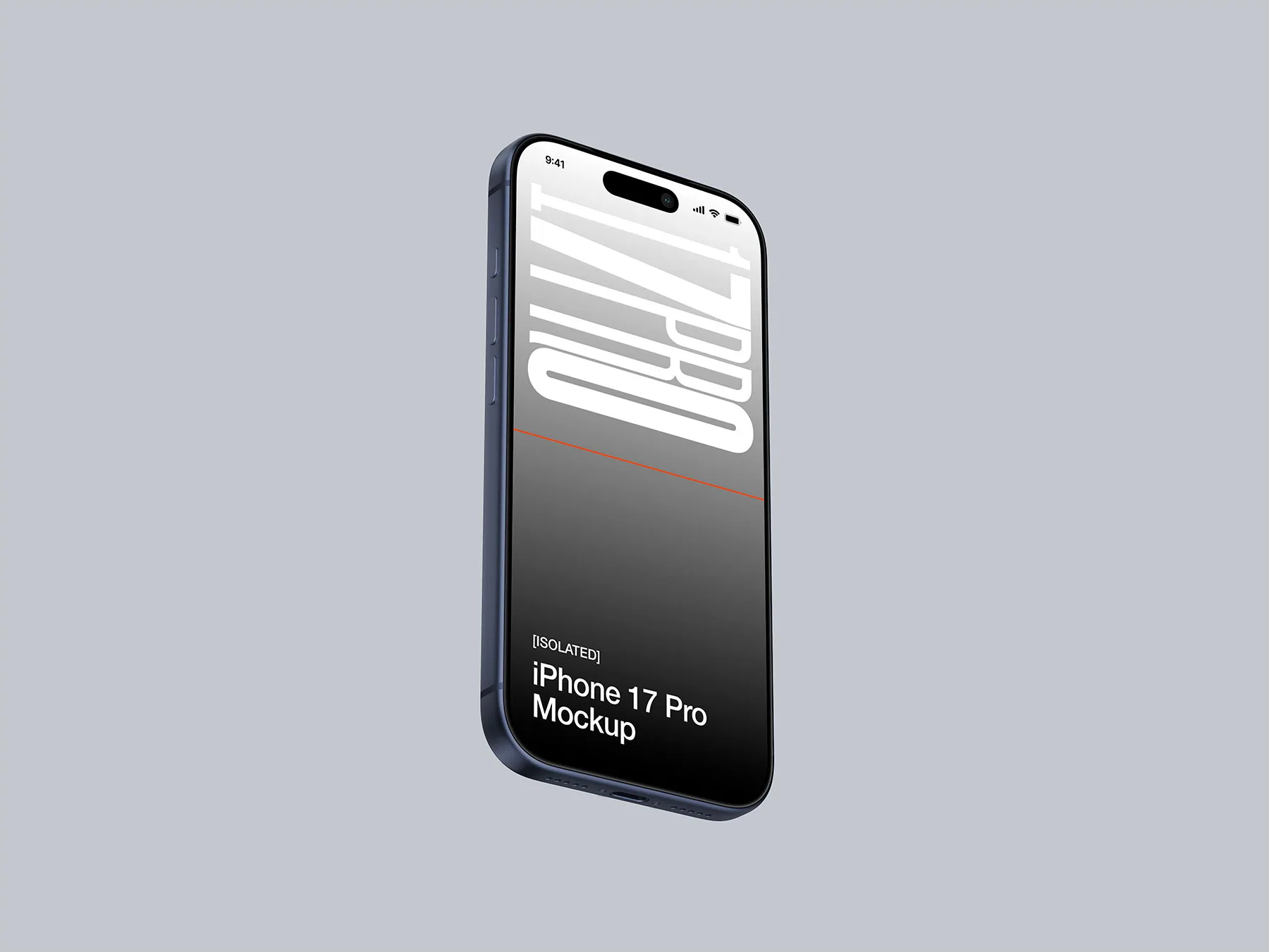 iPhone 17 Pro Mockup (App Presentation)