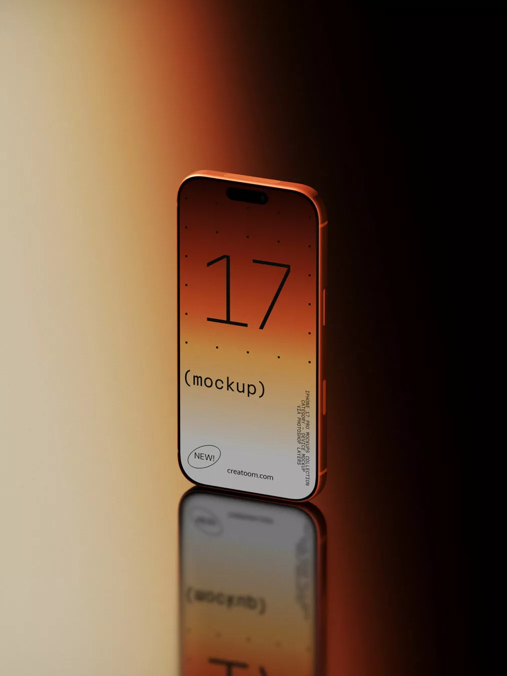 iPhone 17 Pro Mockup (Luxury Scene)